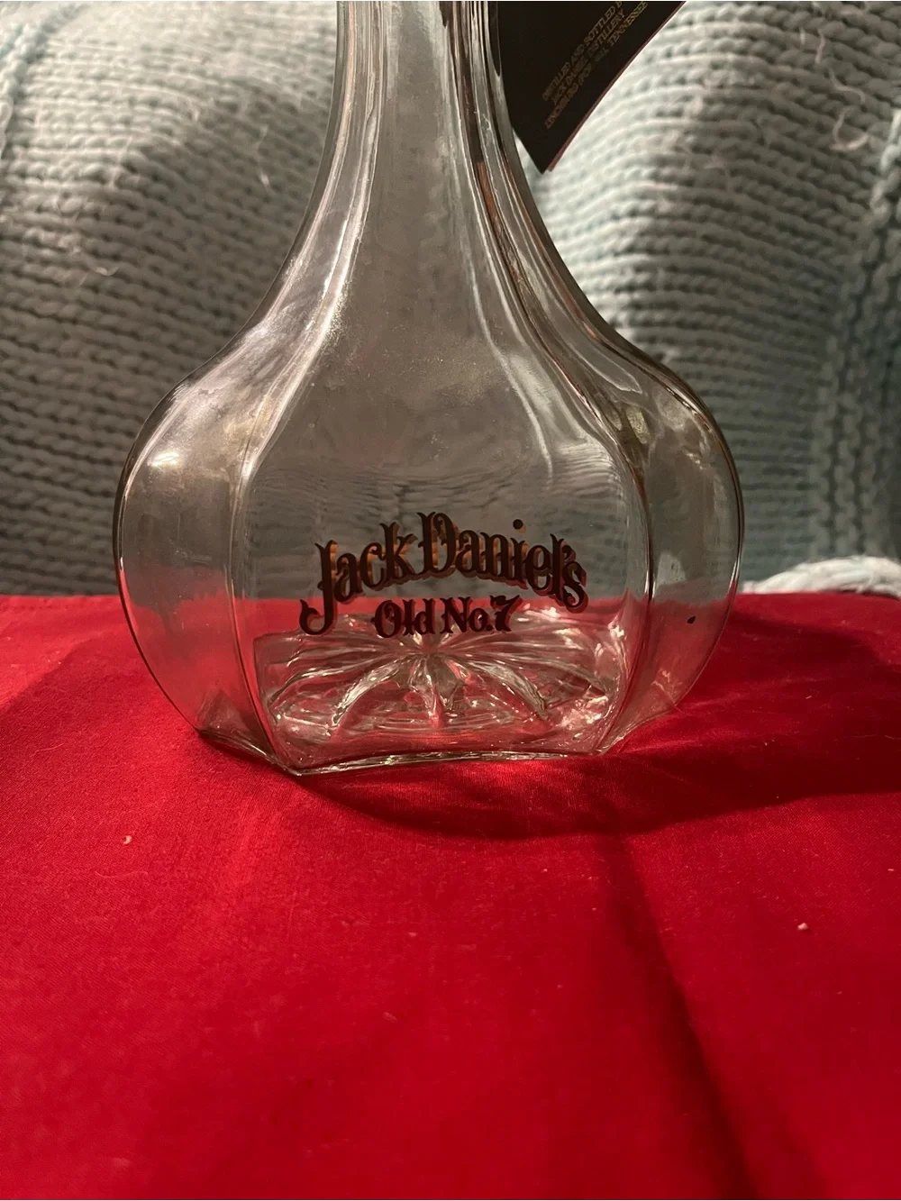 Jack Daniels Clear Glass Decanter